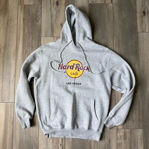 Hard Rock Cafe Gray Hooded Sweatshirt - Las Vegas